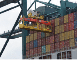 cargo container stack