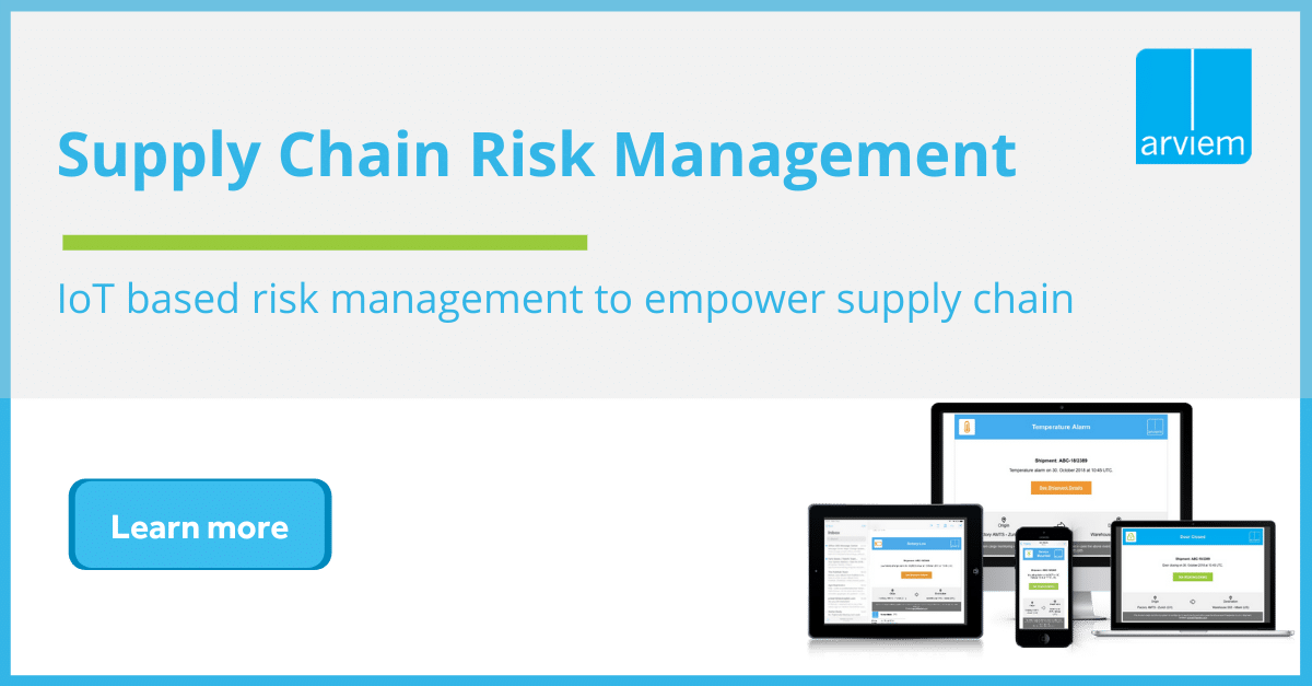 Supply chain risk management services | Arviem cargo monitoring